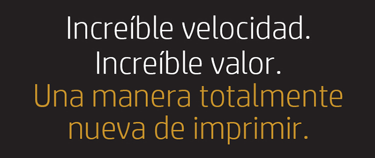 Incredible speed. ||Incredible value. || A
whole new way to print. 